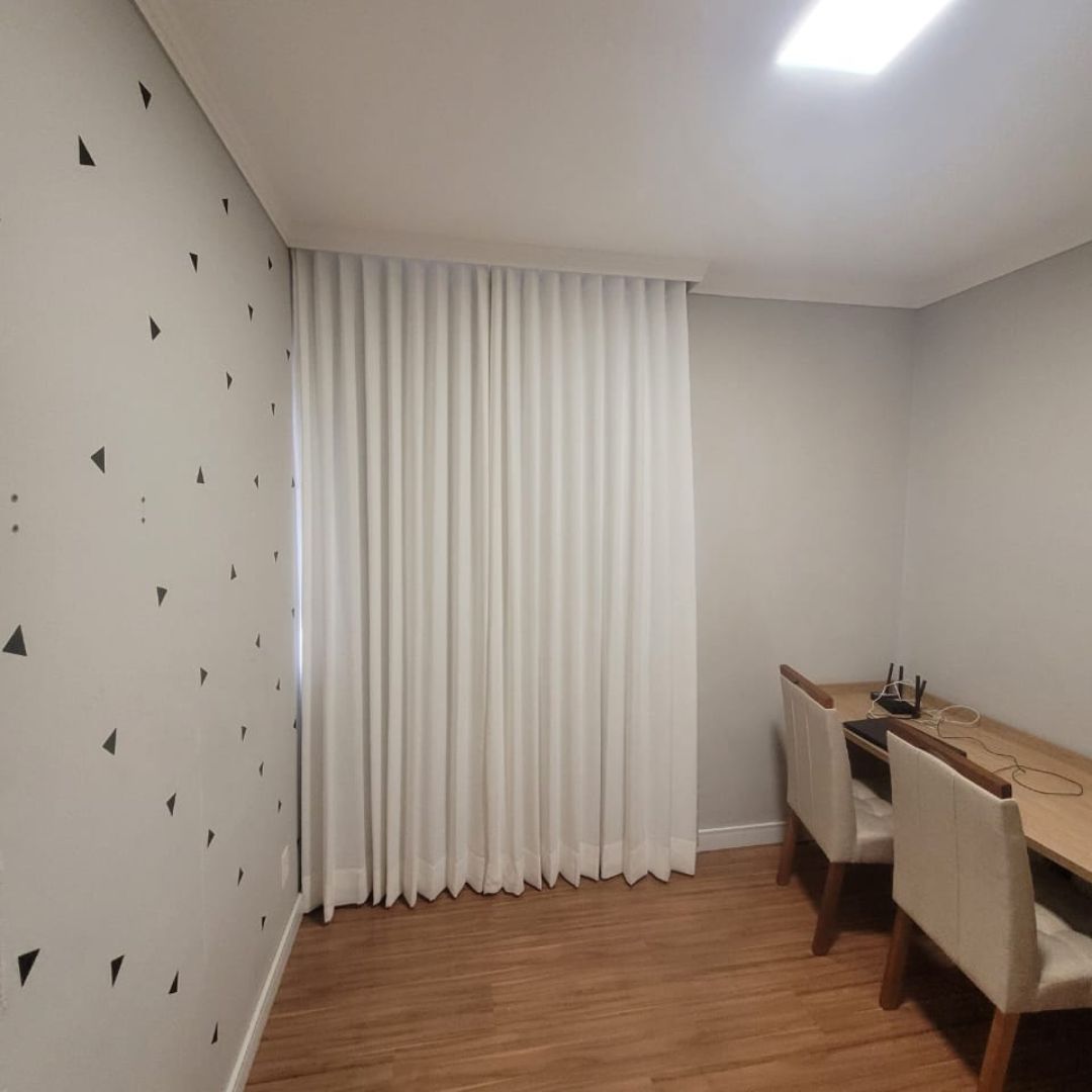Cortina de Voil sob medida para quarto – Belo Horizonte — Belo Horizonte