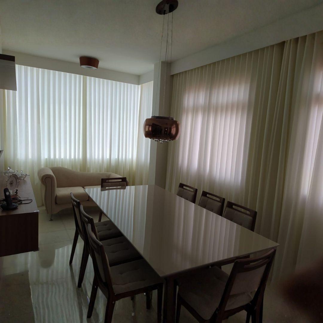 Cortina de Voil sob medida para sala de apartamento – Belo Horizonte — Belo Horizonte